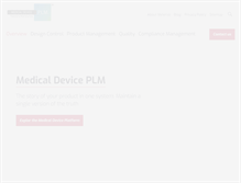Tablet Screenshot of medicaldevice-plm.com